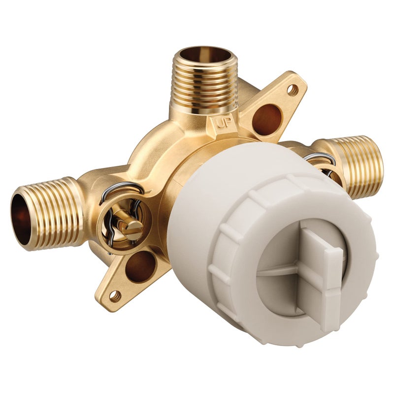 MOEN صمام خلط دش موين M-CORE U130CIS 3 منافذ نحاسي مع اتصالات CC/IPC ووقفات - Image 1